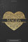 Magda: Magda Planner, Calendar, Notebook ,Journal, Gold Heart Design With The Name Magda