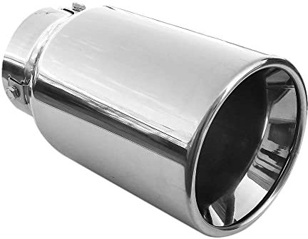 Universal Auspuffblende Endrohr Sport Schalldämpfer Edelstahl 82mm Chrom