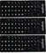 LAANCOO 3 PCS Englisch Tastatur Aufkleber, Undurchsichtige Keyboard Skin mit schwarzem Hintergrund auf weiße Beschriftung für Laptops, Desktops-Englisch