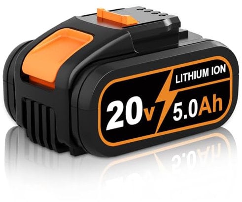 5.0Ah WA3556 Replacement battery for Worx battery 20V 5.0Ah WA3553 WA3556 WA3641 WA3605 WA3551 WA3572