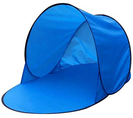 Strandmuschel, Tragbar Extra Light Strandzelt, Strandzelt Extra Leicht Wurfzelt, Baby Sonnenschutz Strandzelt, Beach Zelt für Familie, Strand, Garten, Camping 142 x 72 x 60cm