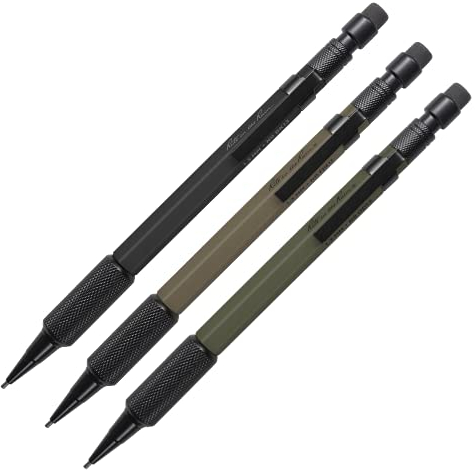 Rite in the Rain Lot de 3 porte-mines résistants aux intempéries, mine noire de 1,3 mm (n° TAC13)