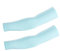 DETUCK Armsleeves UPF50+ - Mangas de ciclismo con protección solar, enfriamiento, seda de hielo, absorbe el sudor, secado rápido, transpirable, alta elasticidad, mangas anti-UV (un par), azul claro, M