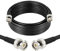 Superbat BNC Kabel 7.6m/25FT RG58 BNC Verlängerungskabel 1 Stück BNC Stecker auf BNC Stecker 50 Ohm KoaxialKabel für CB Funk Kabel Handheld Ham Radio Antenne Tuner Scanner Generator