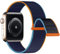 Lobnhot Nylon Cinturino Compatibile con Cinturino Apple Watch 40mm 38mm 41mm, Cinturino Sport Regolabile Compatibile per iWatch Serie 10 9 8 7 SE 6 5 4 3 2 1, Marina Profonda