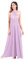 Abendkleid Lang Damen Elegant Rückenfreies Multiway Bandage Wickelkleid Festlich Hochzeitskleid Brautkleid Brautjungfernkleider Cocktailkleid Weihnachten Silvester Partykleid Ballkleid Hellviolett M