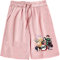 Sybnwnwm Short de sport léger pour homme avec poche, rose, XS