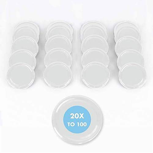 20 Stück Ersatzdeckel TO 100 I Mehrfarbige Twist-Off-Deckel 100 mm I für Gläser zur Aufbewahrung von Bevorratung,Deckel für Einmachgläser. Marmeladegläser, Honiggläser, Feinkostgläser