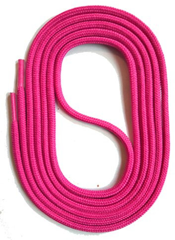 SNORS runde Schnürsenkel PINK 150cm Ø3mm - stabil, reißfest, waschbar, robuste Schuhbänder für Sneaker Stiefel, Stiefeletten Laces Kordel