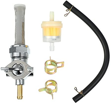 X AUTOHAUX 1 Ensemble Gaz Carburant Petcock Vanne Interrupteur pour Harley Davidson 62168-81