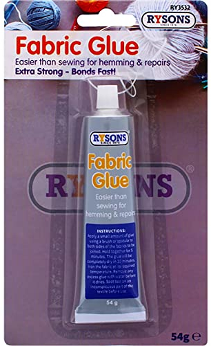 Buystarget Extra Strong Fabric Glue Textile Adhesive Hemming Sew Sewing Clothes Bonds Hem