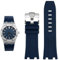 KAPPDE Armband aus Silikon für AP Abby 15703 Royal Oak Offshore, Series Watch Chain Accessories 28 mm, 28mm-with logo, Achat