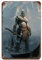 PIPIZA Game God of War Kratos Poster (8) Retro Metall Blechschild Chic Art Retro Eisen Malerei Bar Menschen Höhle Cafe Familie Garage Poster Wanddekoration 20 x 30 cm