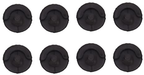 Zerodis 8pcs Air Fryer Rubber Feet, Air Fryer Rubber Bumpers AF100 and AF161 Fryer Preservations Boards Anti Scratch Coating for Frying Pan Barbecue Pan