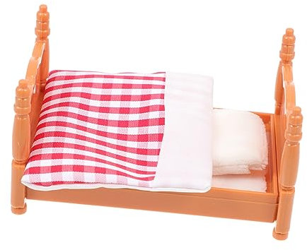HEMOTON 1 Satz Bettmodell Puppenhaus- Puppenbett Mini- Wohnkultur bastelset Mini-Hausmodell Mini-Möbel Kinderzimmer Spielzeugzimmer Schminktisch schmücken Ob11 Dekorationen Schwamm