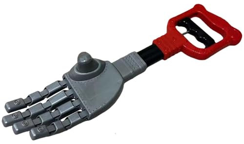 Perfeclan Manipulator Roboterarm, Klaue, Hand-Auge-Koordination zum, Spaß beim Greifen und Greifen, Handroboter, Handgreifspielzeug für Partygeschenk, rote Hand