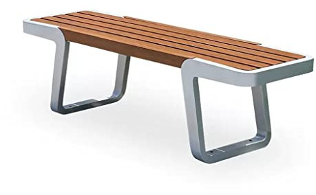 MIROOOO Veranda Stühle Gartenbank Outdoor Parkbank Ananas Gitter Massivholz Hocker Outdoor Garten Edelstahl Sitzbank Outdoor Gartenbank Outdoor Bank Gartenbank