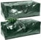 2 Pack Extra Large Christmas Tree Storage Bag Jumbo, Xmas Tree Decoration Lights Storage Bag with Handles and Zipper, Fits Up to 9ft Tall Trees, Zip Up Sack Waterproof Protects from Dust 160 CM