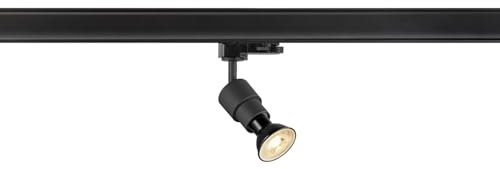 SLV PURI 2.0 BASIC, Schienenstrahler, für 3 Phasen Schienensystem, Schwarz