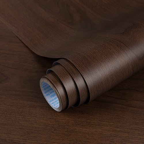 Hode Klebefolie Möbel Holzoptik 30X200cm, Selbstklebende Folie Holzoptik Vintage, Möbelfolie Selbstklebend Holzfolie Dekorfolie, Holz Folie für Möbel Fensterbank Küche Schränke