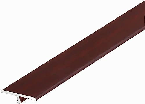 SHGUOMSC Übergangsleiste for Holzböden, T-Form, Schwellenreduzierer aus Metall for Teppiche/Fliesen, leicht zu schneiden, for Laminatböden, unebene Böden, Türöffnungen(Style 6,W 4cm)