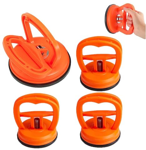 pclapora 4 Pièce Ventouse Carrosserie, Debosselage Carrosserie, Extracteur de Bosses de Voiture, Outils de Débosselage Ventouses Polyvalentes pour Débosselage de Voiture, Déplacer Les Vitres, Miroirs