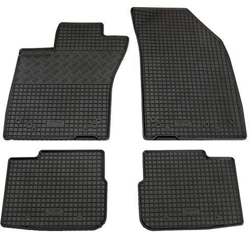 Gummi Fußmatten Set, 4teilig, Gummifußmatten Gummimatten Matten