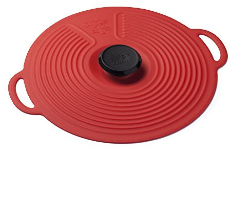 Zeal Silicone Keep Fresh Storage Airtight Seal Lid Reusable Eco-Friendly Classic Design Red (20cm, 8)