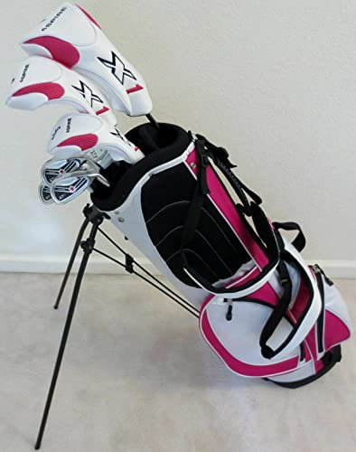 Womens Petite Complete Custom Made Golf Set Clubs for Ladies 5'0-5'5 Tall Taylor Fit Driver, Wood, Hybrid, Irons, Putter, Bag