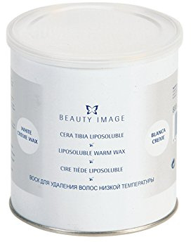 BEAUTY IMAGE Warmwachs Haarentfernung, Wachsdose für Gesicht und Körper 800g (Weiß)