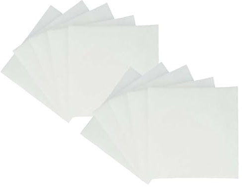 vhbw 10x Luftfilter G2 kompatibel mit Lunos Saphir Lüfter, Badlüfter, Ventilator, Lüftungsgerät - Weiß