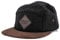 Blackskies® Grounded 5-Panel Cap Camp Damen Herren Baseball Mütze Kappe Surfer Skater Snapback Strapback Kunst-Wildleder