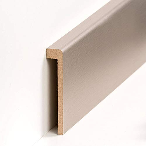 Abdeckleiste für Fliesensockel | Verkleidung bis 85 mm | Profileisten 720.96.13.85.49 Champagner