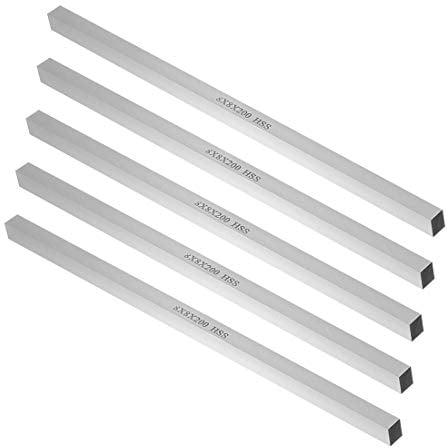 sourcing map 5 Stk.HSS Werkzeug Spitze Quarat Dreh Schleifer schneide Fräsen Rohling 8mmx8mmx200mm de