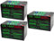 3 X BATTERIA RICARICABILE PIOMBO 36V 12V Volt 14Ah PER BICI ELETTRICHE 6DZM-