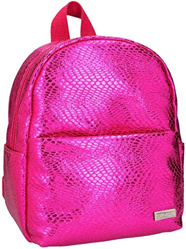 Depesche 10824 Rucksack, TOPModel Schlangenmuster, pink, ca. 10 x 19 x 23 cm