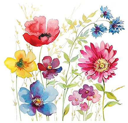 Ambiente Servietten 20 St. - Aquarell Meadow