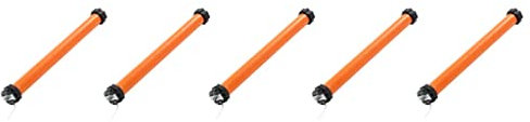 vidaXL 5X Moteurs Tubulaires Store Electrique à Rouleau Porte de Garage Volet Roulant Auvent Ecran Solaire Electromécanique Bureau Hôtel Villa 50 Nm