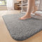 Color G Badezimmerteppich 50 x 80cm, rutschfest Badematte, Badvorleger rutschfest waschbar, Badteppich Saugfähig Flauschig, Badematten Badteppiche für Badezimmer Badewanne (Grau)