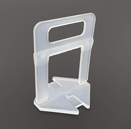 Zuglaschen 2 mm 500 Stück Fliesen Nivelliersystem Fliesenstärke 12-21 mm extra Lang - Verlegesystem Fliesenverlegung Fliesenverlegehilfe Fliesenverlegesystem Fliesennivelliersystem