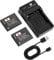 DSTE Electron Battery Charger (2-pack) and Charger, Li-90B Compatible with Olympus Tough TG-1, TG-2, TG-3, SH-1, SH-50, SH-60, SP-100, XZ-2 iHS