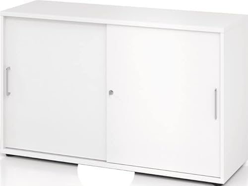 Schrank Teda-Z H748xB1200xT400mm weiß 2 OH 2 Türen zerlegt