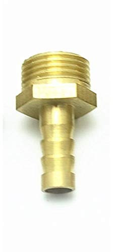 Pilang Zxxin-Rohrverbindungsstücke 4 mm 6 mm 8 mm 10 mm 12 mm 19 mm Schlauchkupplung Endstück Messing Rohrverschraubung, 1/8 1/4 1/2 3/8 BSP-Stecker, Gute Qualität