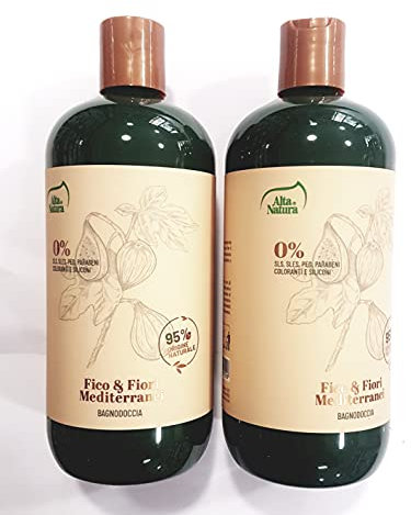Bagnodoccia Fico & Fiori Mediterranei 2pz da 500 ml ciascuno