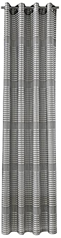 Verdi Ösenschal Aaron 140x245 cm 1 Stück ANTHRAZIT mit Glanzstreifen