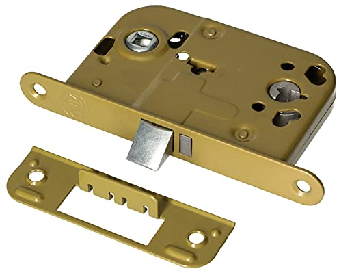 KOTARBAU® Serrure encastrée 72/45 mm pour porte intérieure WC universelle