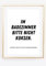 Kunstdruck Din A4 - Lustiger Spruch - Im Badezimmer bitte nicht koksen - Gäste WC Toilette Klo Klopapier - Druck Poster Bild - ohne Rahmen