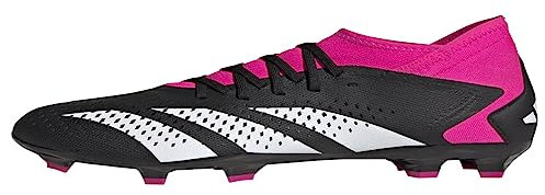 adidas Unisex Predator Accuracy.3 Firm Ground Schuhe, Schwarz Weiß Team Shock Pink