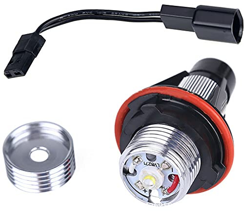 MOOKEENONE 2 x hochhelle Xenon-Lichter für Auto, Angel Eye-Lichter für BMW 5 (E39 E60 E61)/6 (E63/E64)/7 (E65/E66)/E83 X3/E53 X5