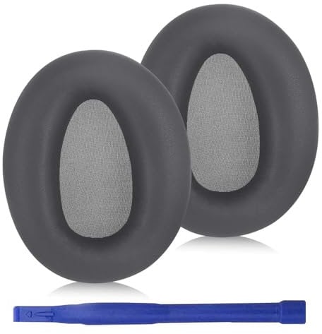 Adhiper WH-CH710N Ohrpolster kompatibel mit Sony WH-CH700N, WH-CH710N, WH-CH720N MDR-ZX780 (ZX780DC)/MDR-ZX770 (ZX770BN ZX770BT), Ersatz-Ohrpolster für MDR-10R (10RNC 10RBT) Kopfhörer (Grau)